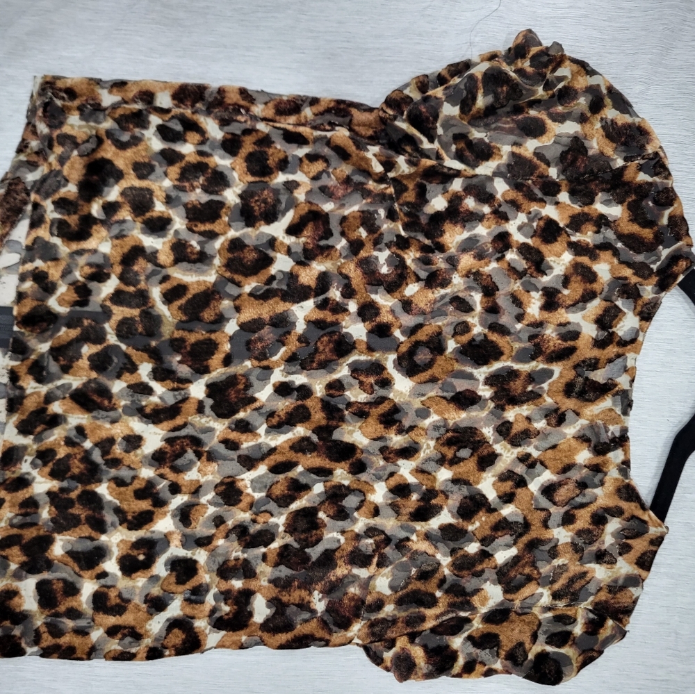 Alice Olivia Leopard Top